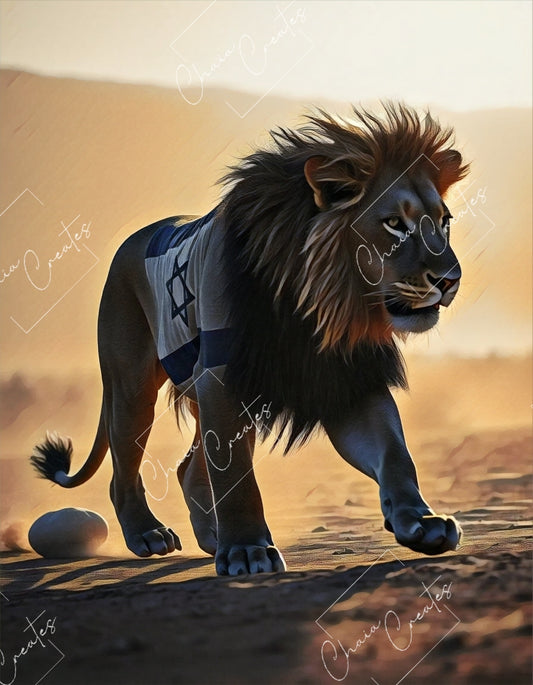 Lion of Judah: Strength of a Nation – Digital Download – Original Artwork